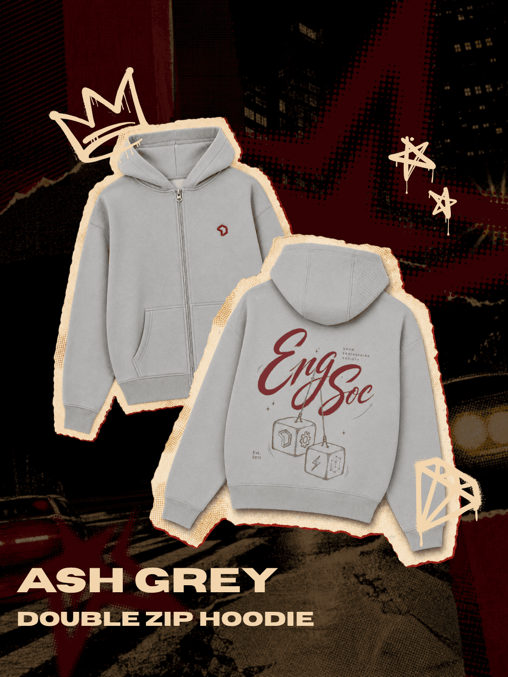 EngSoc Double-Zip Hoodie